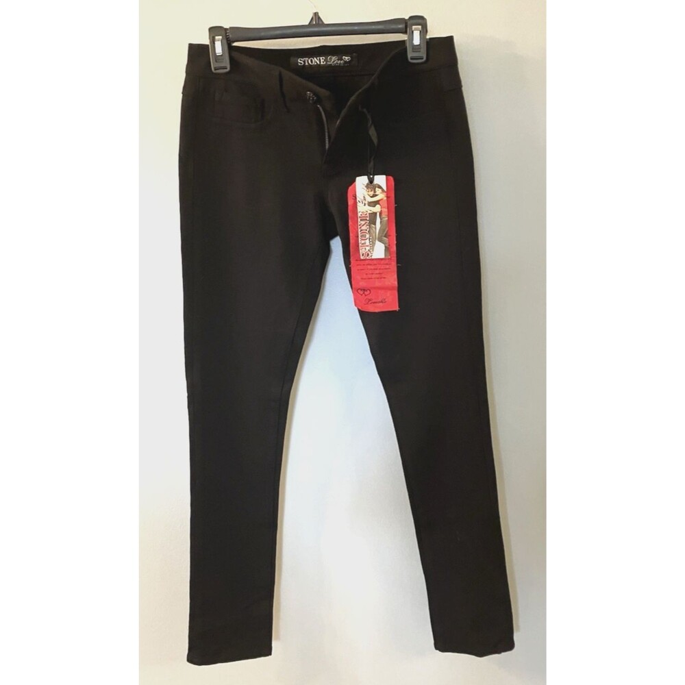 NWT Black Stone Love Sweet Skinny Pants Size 9